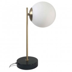 TABLE LAMP MARBLE NOIR     - TABLE LAMPS